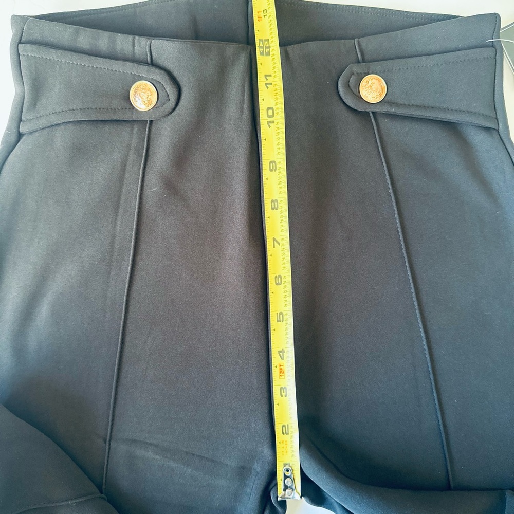 C-Mode Black Flared Pants Leggings‎ Women’s Sz Medium Warm Inside - Picture 6 of 9